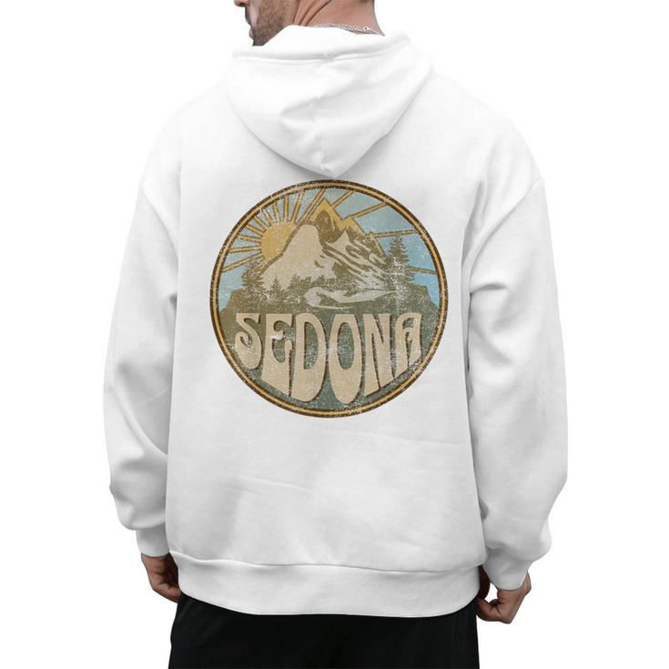 Sedona Arizona Nature Mountains Hiking Outdoors Men's Hoodie Back Print