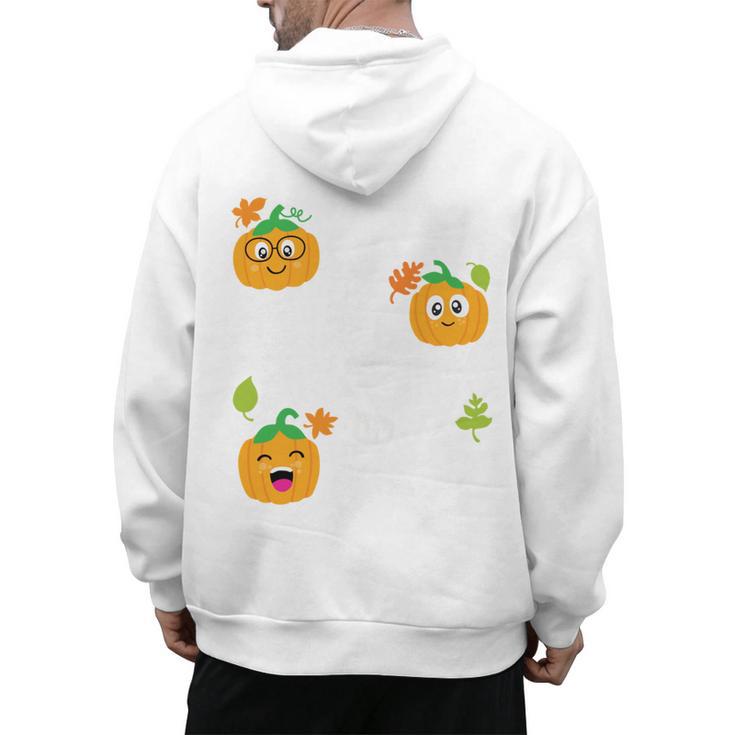 I Teach The Cutest Pumpkins In The Patch Teacher Men's Hoodie Back Print