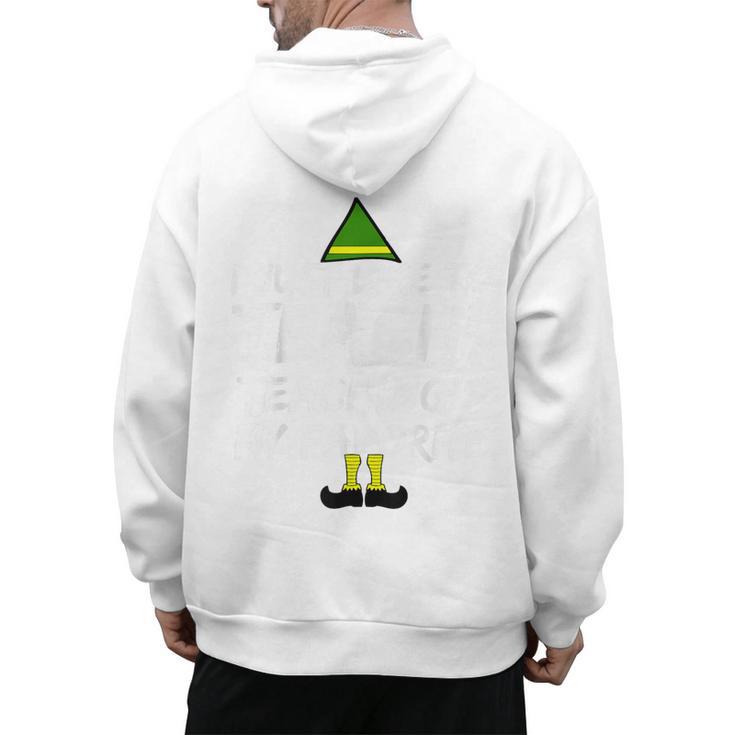 Teacher Christmas Teaching Is My Favorite Men's Hoodie Back Print
