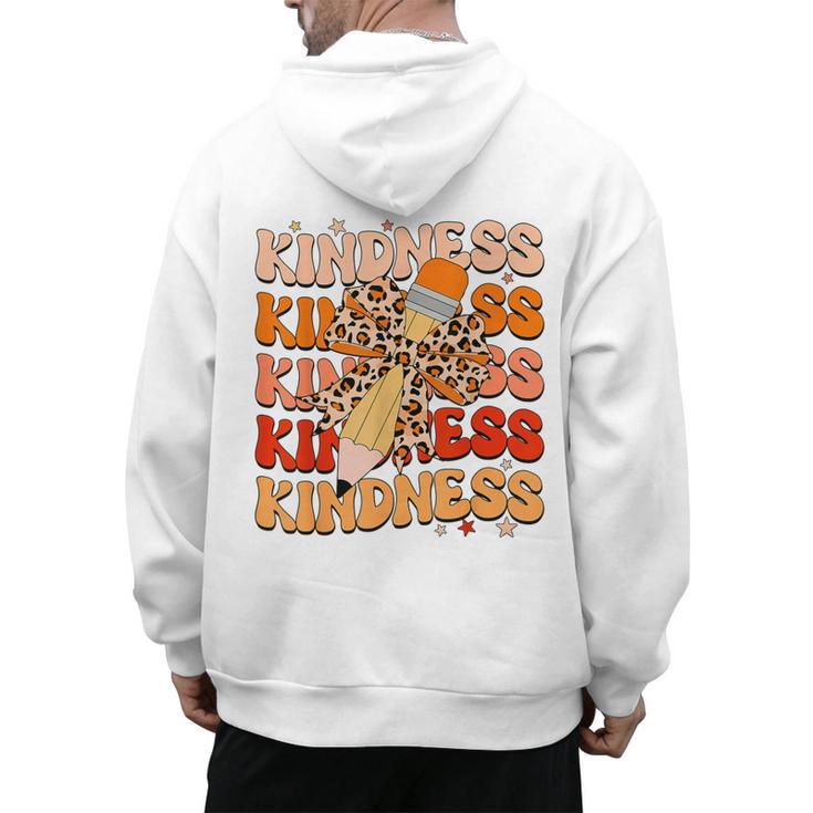 Unity Day Orange Kindness Teacher Bow Anti Bullying Be Kind Men's Hoodie Back Print, trending gift