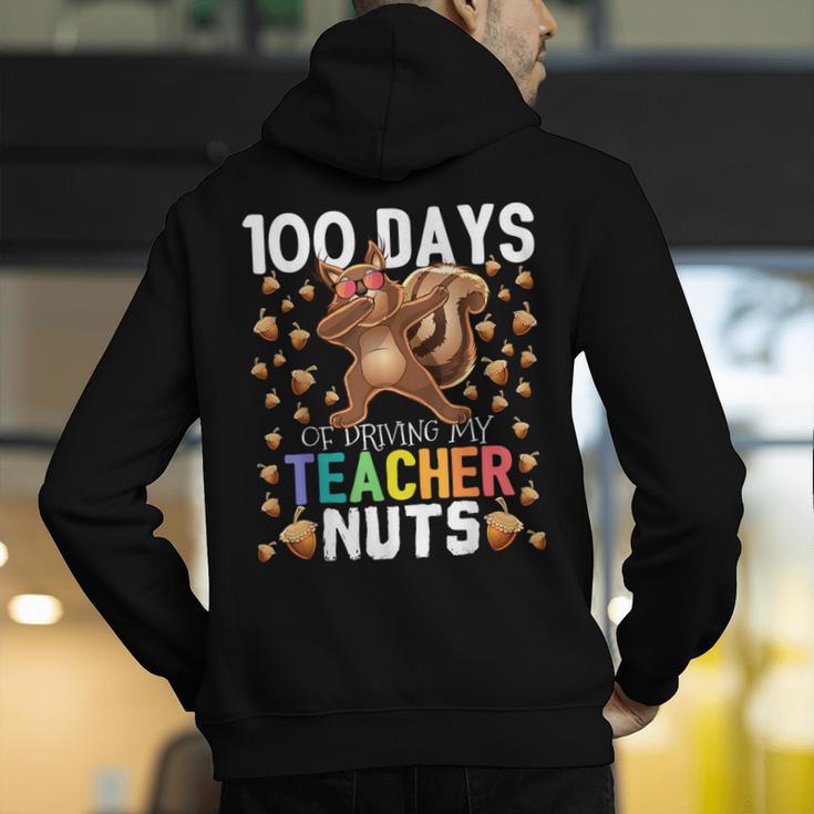 100 Days Of Driving My Teacher Nuts Dabbing Squirrel School Men's Hoodie Back Print, funny gift 100 Days Of Driving My Teacher Nuts Dabbing Squirrel School Men's Hoodie Back Print, funny gift