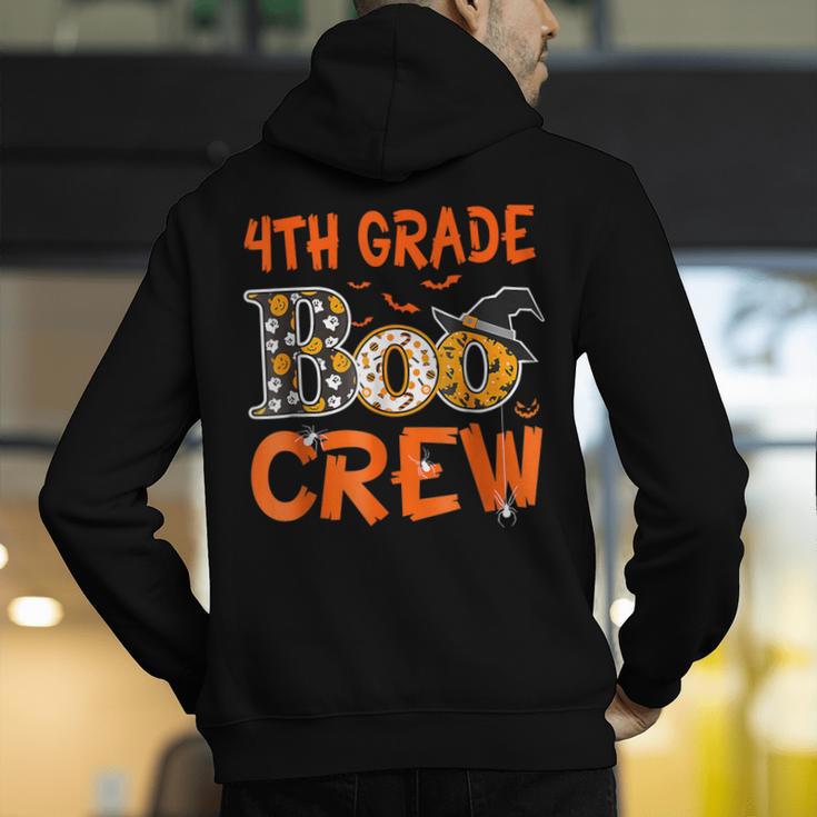4th Grade Boo Crew Teacher Student Halloween Men's Hoodie Back Print, 4th Grade Teacher Hoodies, funny gift 4th Grade Boo Crew Teacher Student Halloween Men's Hoodie Back Print, 4th Grade Teacher Hoodies, funny gift