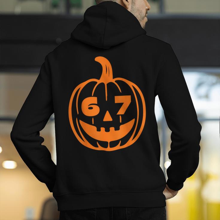 67 Six Seven Halloween Costume For Students Teachers Men's Hoodie Back Print, funny gift 67 Six Seven Halloween Costume For Students Teachers Men's Hoodie Back Print, funny gift