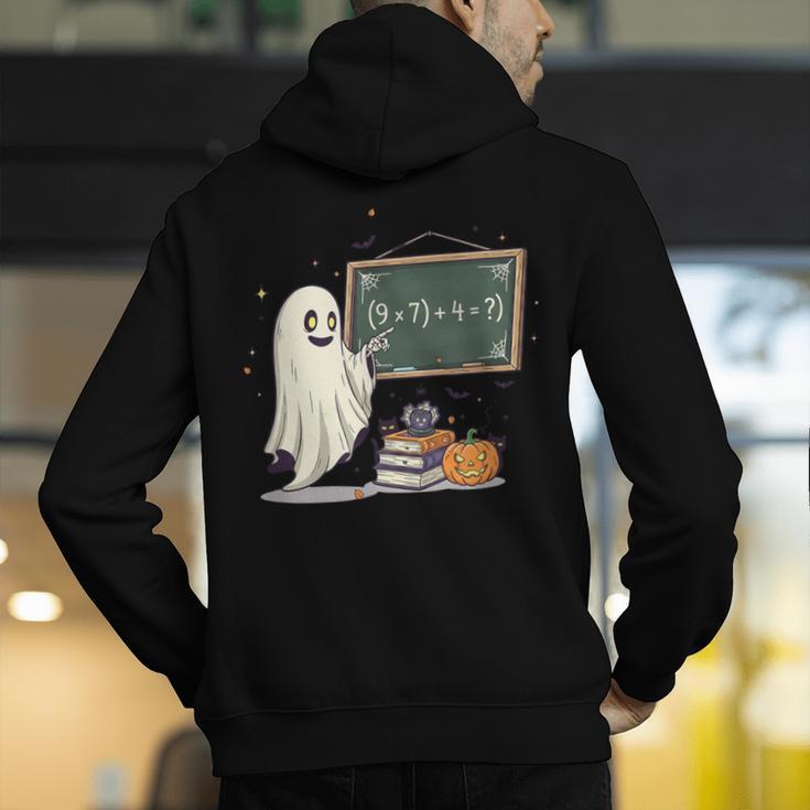 67 Teacher Halloween Ghost Six Seven Meme Math Joke Men's Hoodie Back Print, funny gift 67 Teacher Halloween Ghost Six Seven Meme Math Joke Men's Hoodie Back Print, funny gift