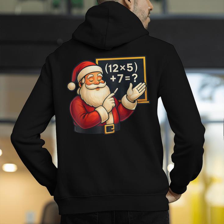 67 Teacher Santa Christmas Six Seven Meme Math Xmas Men's Hoodie Back Print, funny gift 67 Teacher Santa Christmas Six Seven Meme Math Xmas Men's Hoodie Back Print, funny gift