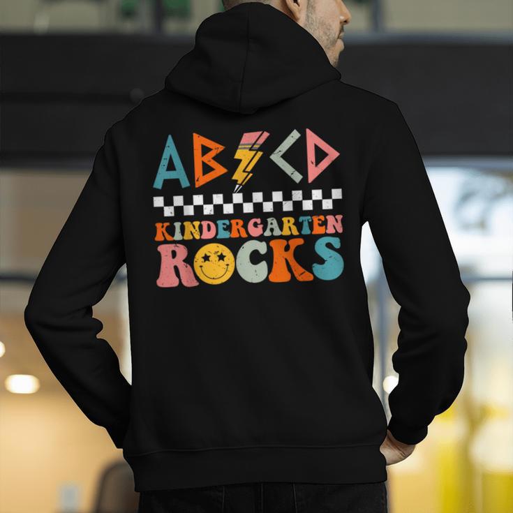 ABCD Kindergarten Rocks Back To School Teacher Kindergarten Men's Hoodie Back Print, funny gift ABCD Kindergarten Rocks Back To School Teacher Kindergarten Men's Hoodie Back Print, funny gift