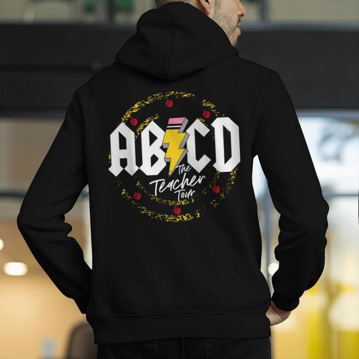 ABCD The Teacher Tour Last Day Of School Rockin' Teacher Men's Hoodie Back Print, funny gift ABCD The Teacher Tour Last Day Of School Rockin' Teacher Men's Hoodie Back Print, funny gift