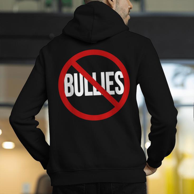 Anti Bullying No Bullies School Teacher Student Kindness Men's Hoodie Back Print, funny gift Anti Bullying No Bullies School Teacher Student Kindness Men's Hoodie Back Print, funny gift
