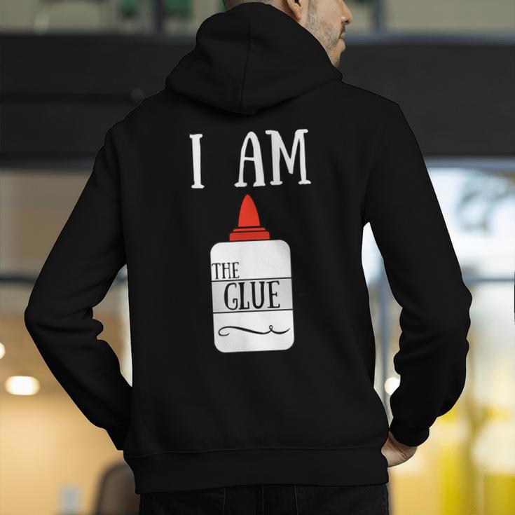 Art Teacher T-Shirt I Am The Glue Men's Hoodie Back Print, funny gift Art Teacher T-Shirt I Am The Glue Men's Hoodie Back Print, funny gift