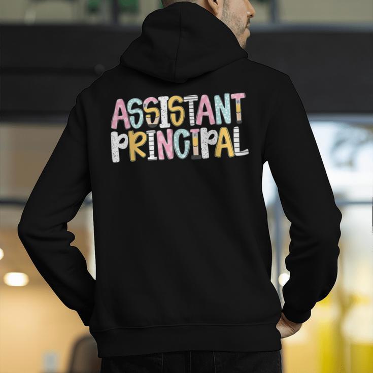 Assistant Principal Back To School Teacher Appreciation Men's Hoodie Back Print, funny gift Assistant Principal Back To School Teacher Appreciation Men's Hoodie Back Print, funny gift