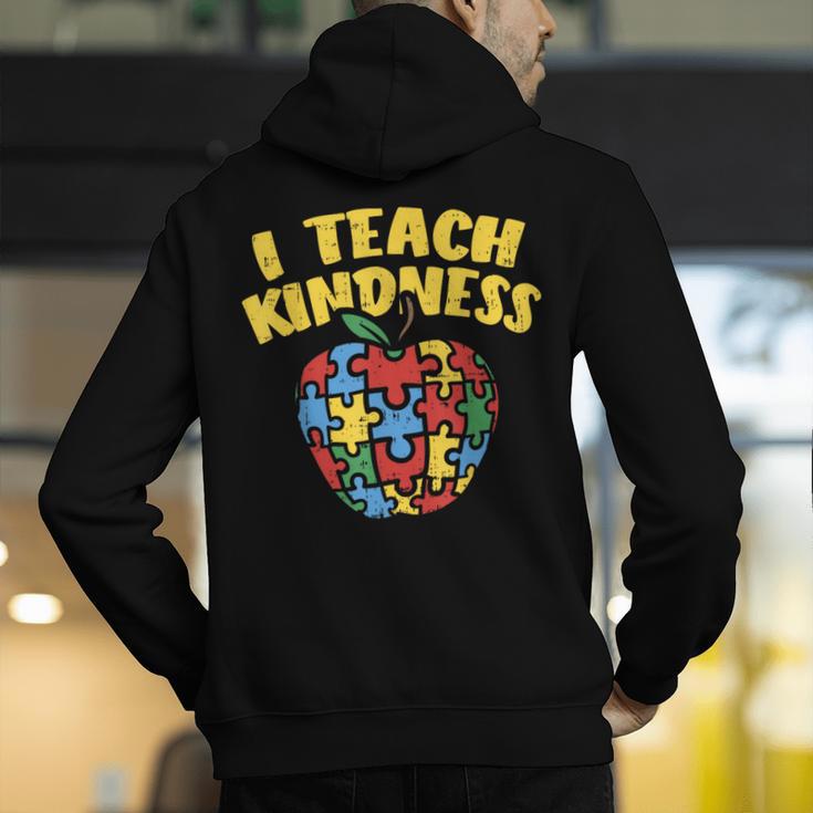 Autism Teacher Shirt I Teach Kindness Apple Puzzle Awareness Men's Hoodie Back Print, funny gift Autism Teacher Shirt I Teach Kindness Apple Puzzle Awareness Men's Hoodie Back Print, funny gift