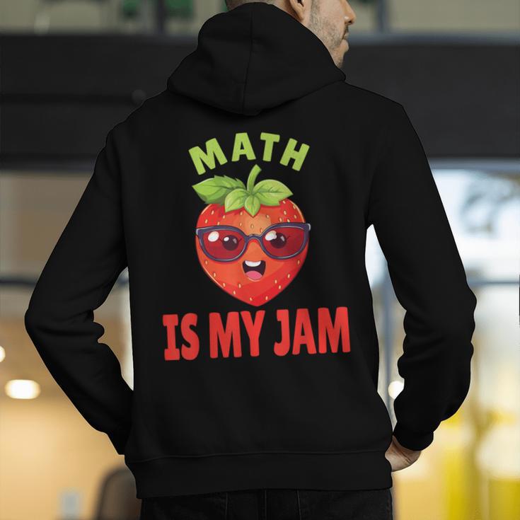 Back To School Math Is My Jam Math Teacher Men's Hoodie Back Print, funny gift Back To School Math Is My Jam Math Teacher Men's Hoodie Back Print, funny gift