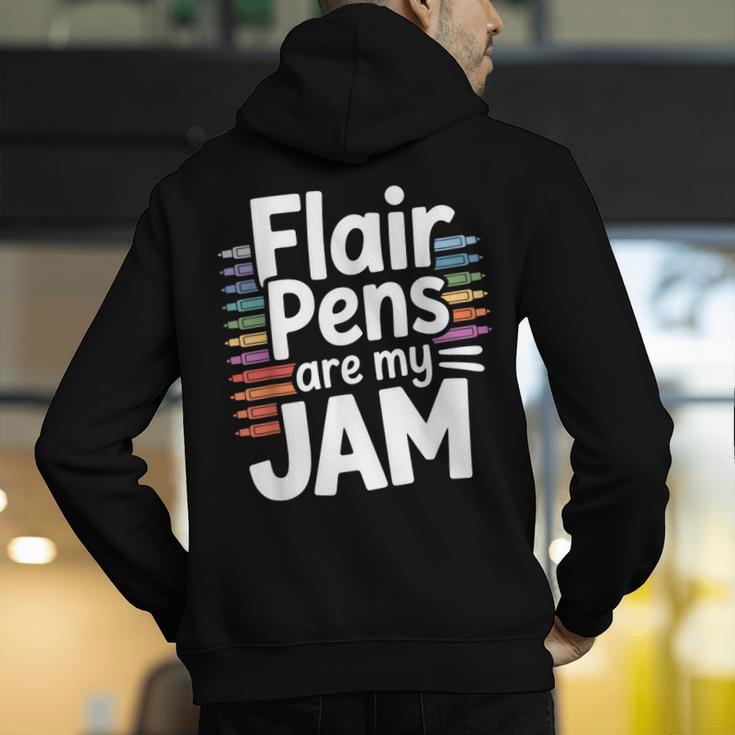 Back To School Teacher Flair Pens Are My Jam Men's Hoodie Back Print, funny gift Back To School Teacher Flair Pens Are My Jam Men's Hoodie Back Print, funny gift