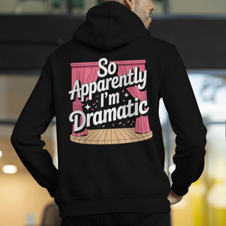Best Theatre Art For Men Women Musical Drama Teacher Theater Men's Hoodie Back Print, funny gift