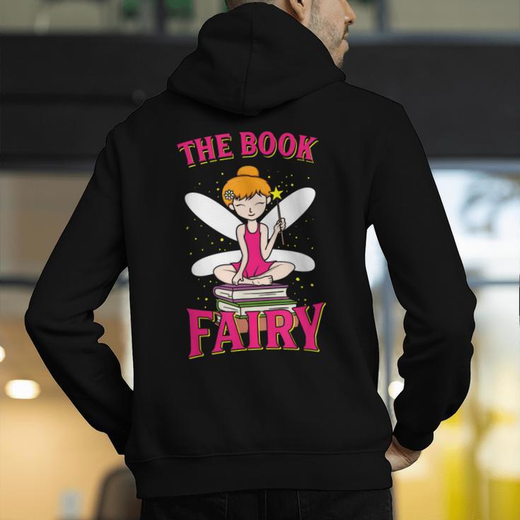 The Book Fairy Reading Teacher Librarian T-Shirt Men's Hoodie Back Print, funny gift The Book Fairy Reading Teacher Librarian T-Shirt Men's Hoodie Back Print, funny gift