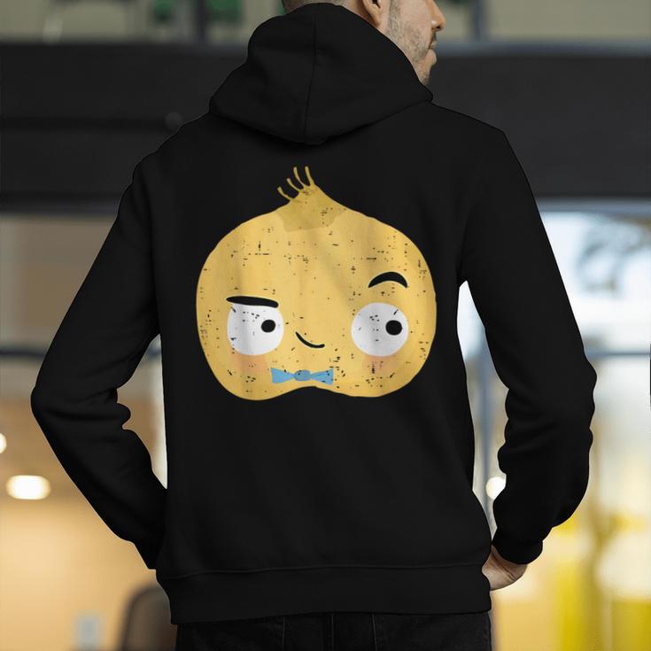 The Cool Bean Good Egg Teacher Halloween Costume Food Group Men's Hoodie Back Print, funny gift