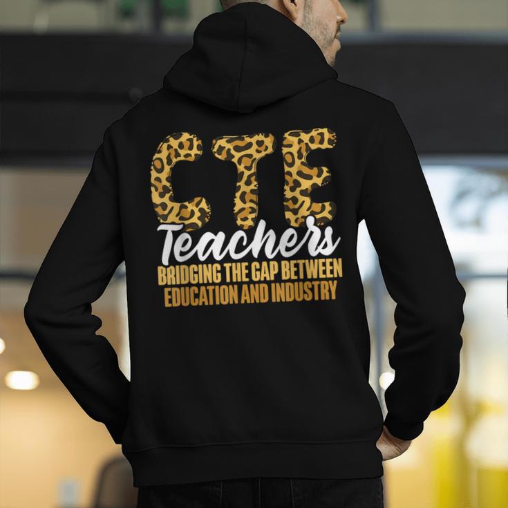 CTE Teacher Middle School High School Teach Career Men Women Men's Hoodie Back Print, funny gift