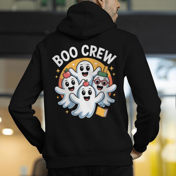 Cute Group Matching Teachers Halloween Men's Hoodie Back Print, funny gift