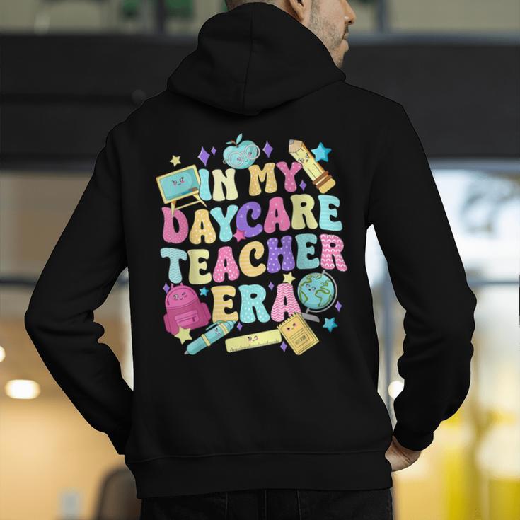 In My Daycare Teacher Era Daycare Provider Kids Men's Hoodie Back Print, funny gift In My Daycare Teacher Era Daycare Provider Kids Men's Hoodie Back Print, funny gift