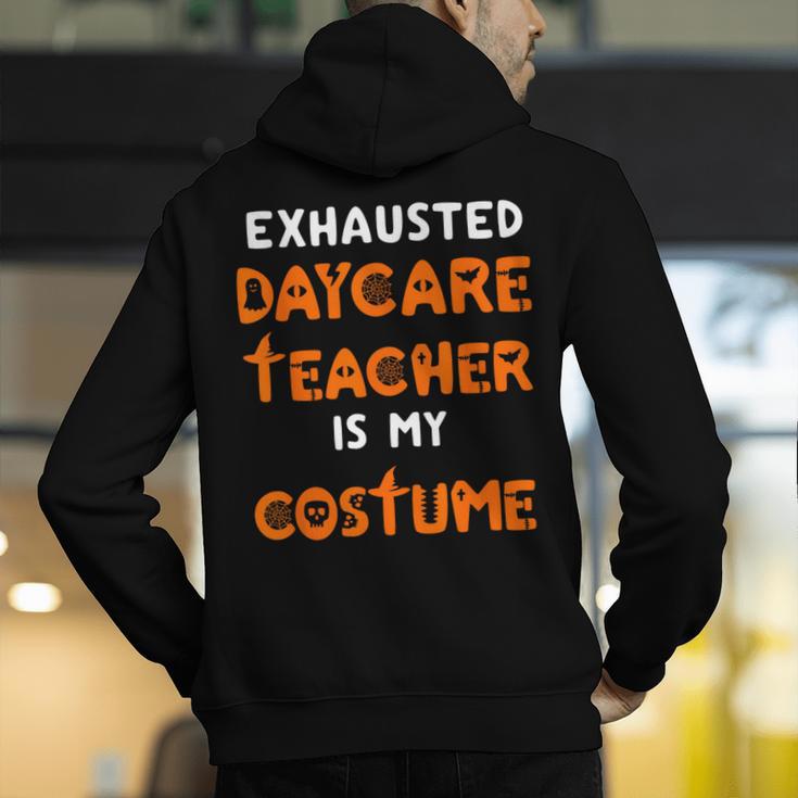 Daycare Teacher Halloween Costume Tired Day Care Shirt Men's Hoodie Back Print, funny gift Daycare Teacher Halloween Costume Tired Day Care Shirt Men's Hoodie Back Print, funny gift