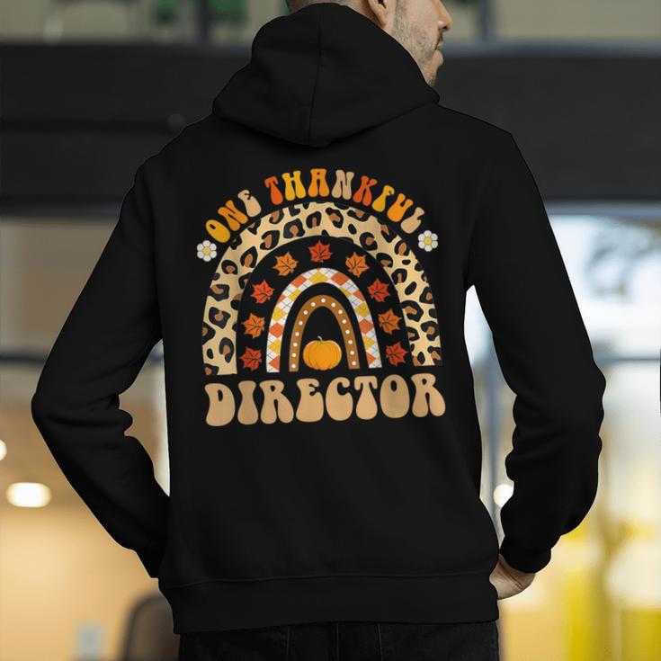 Director One Thankful Fall Teacher Women Life Men's Hoodie Back Print, funny gift
