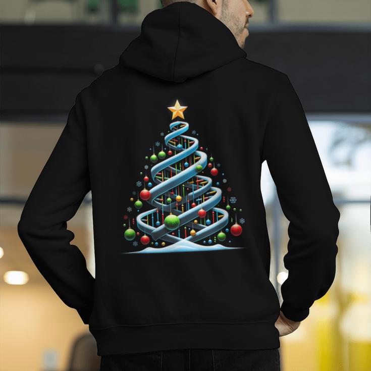 DNA Helix Christmas Tree Scientist Biology Science Teacher Men's Hoodie Back Print, Science Teacher Hoodies, funny gift DNA Helix Christmas Tree Scientist Biology Science Teacher Men's Hoodie Back Print, Science Teacher Hoodies, funny gift