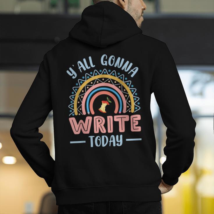 ELA English Teacher Men's Hoodie Back Print, English Teacher Hoodies, funny gift