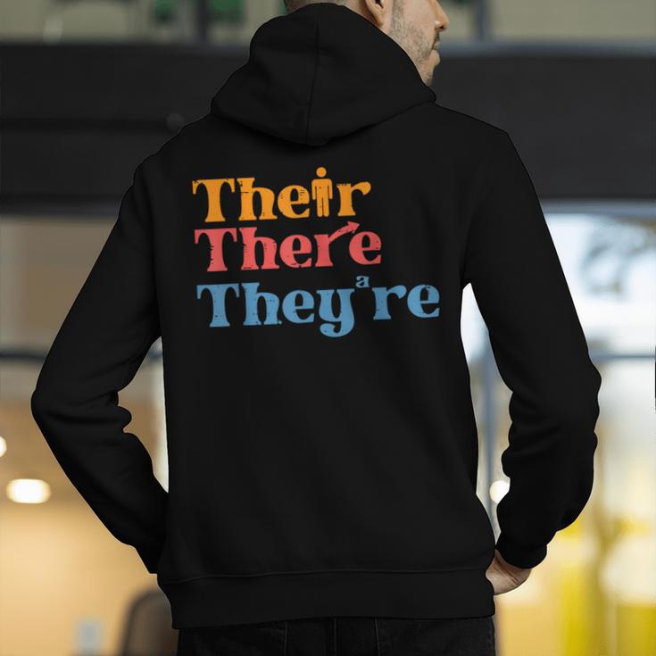 English Teacher Their There Theyre Grammar Men Women Men's Hoodie Back Print, English Teacher Hoodies, funny gift English Teacher Their There Theyre Grammar Men Women Men's Hoodie Back Print, English Teacher Hoodies, funny gift