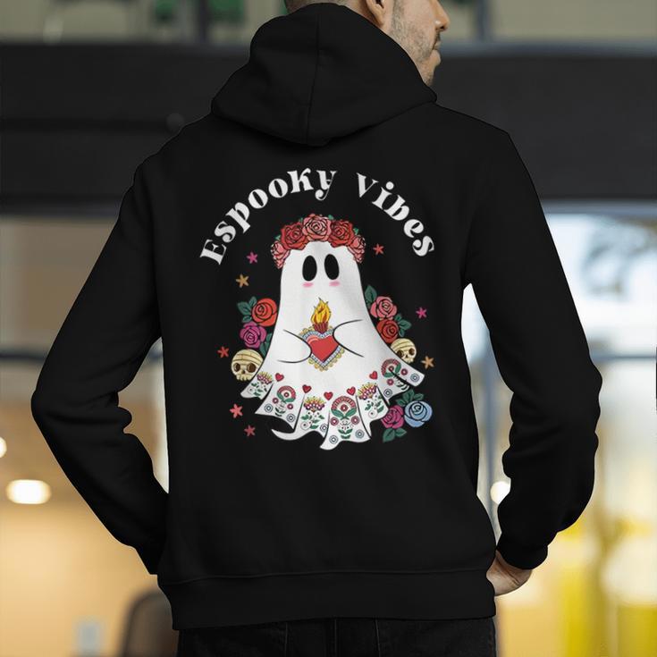 Espooky Vibes Maestra Halloween Spanish Mexican Teacher Men's Hoodie Back Print, funny gift Espooky Vibes Maestra Halloween Spanish Mexican Teacher Men's Hoodie Back Print, funny gift