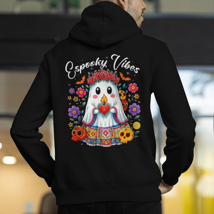 Espooky Vibes Maestra Halloween Spanish Mexican Teacher Men's Hoodie Back Print, funny gift Espooky Vibes Maestra Halloween Spanish Mexican Teacher Men's Hoodie Back Print, funny gift