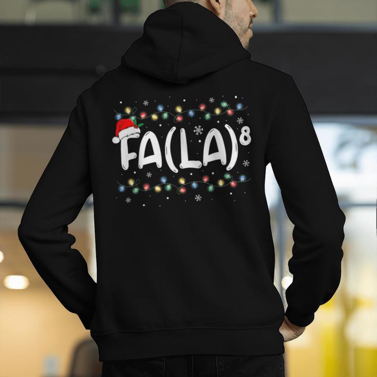 FA LA8 Christmas Santa Fa La Math Teacher Men Women Men's Hoodie Back Print, funny gift FA LA8 Christmas Santa Fa La Math Teacher Men Women Men's Hoodie Back Print, funny gift