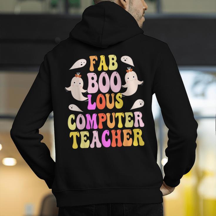 Faboolous COMPUTER TEACHER Costume This Is My Spooky Mom Dad Men's Hoodie Back Print, funny gift Faboolous COMPUTER TEACHER Costume This Is My Spooky Mom Dad Men's Hoodie Back Print, funny gift