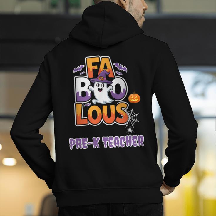 Fabulous Pre-K Teacher Halloween Costume Classroom Outfit Men's Hoodie Back Print, funny gift Fabulous Pre-K Teacher Halloween Costume Classroom Outfit Men's Hoodie Back Print, funny gift
