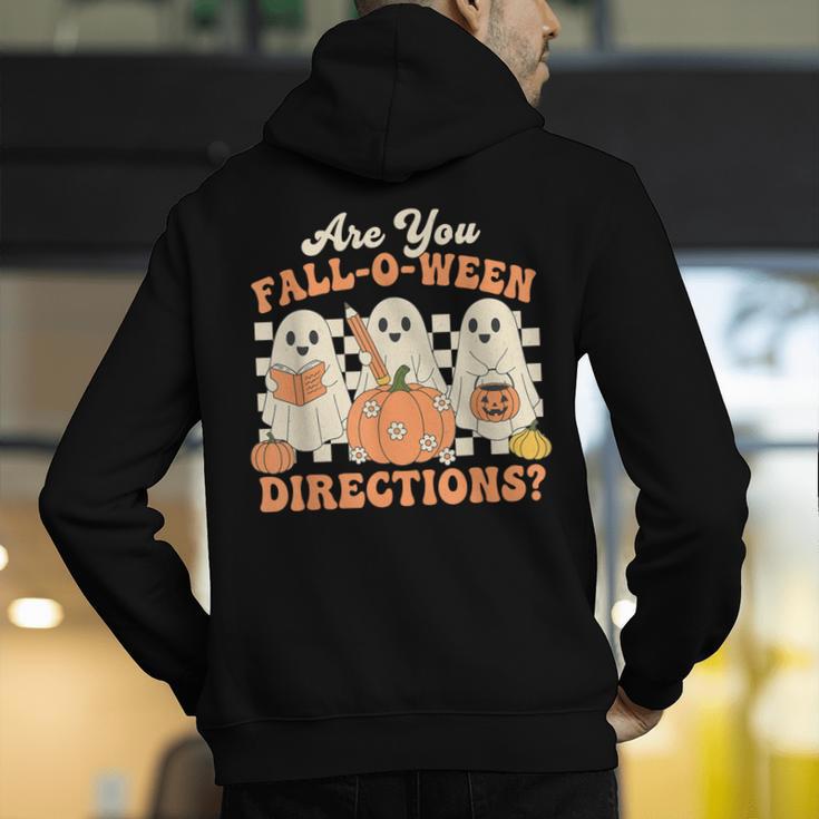 Are You Fall O Ween Directions Halloween Teacher Men's Hoodie Back Print, funny gift Are You Fall O Ween Directions Halloween Teacher Men's Hoodie Back Print, funny gift