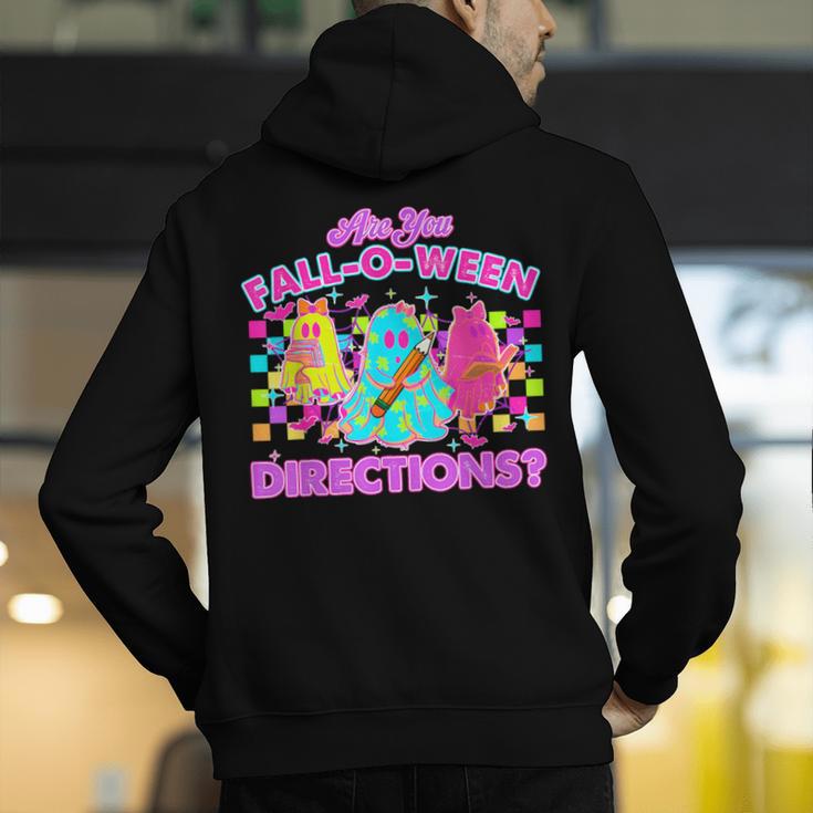 Are You Fall-O-Ween Directions Teacher Ghost Halloween Men's Hoodie Back Print, funny gift Are You Fall-O-Ween Directions Teacher Ghost Halloween Men's Hoodie Back Print, funny gift