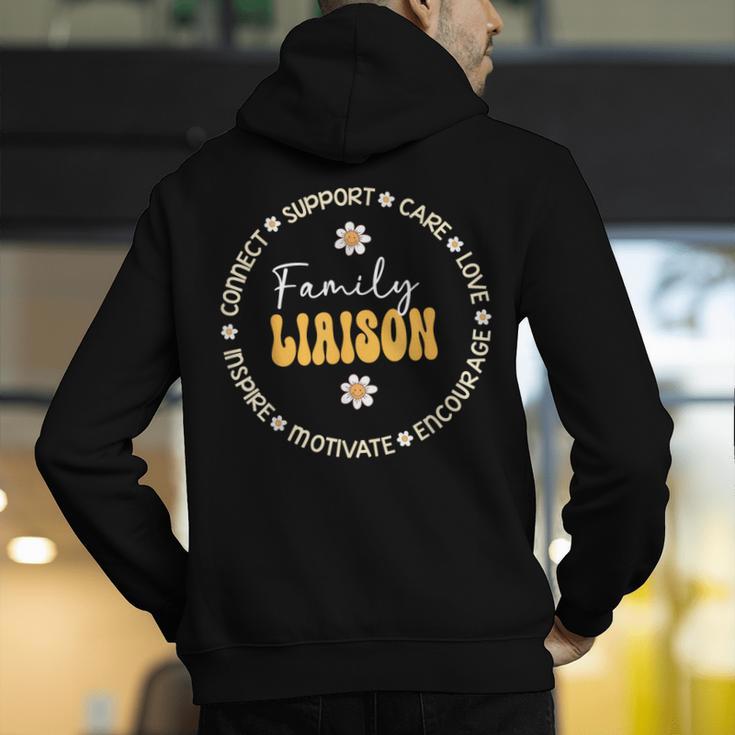 Family Liaison Back To School Teacher Appreciation Week Men's Hoodie Back Print, funny gift