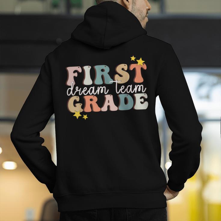 First Grade Dream Team First Day Of 1st Grade Teachers For Men Women Men's Hoodie Back Print, First Grade Teacher Hoodies, funny gift First Grade Dream Team First Day Of 1st Grade Teachers For Men Women Men's Hoodie Back Print, First Grade Teacher Hoodies, funny gift