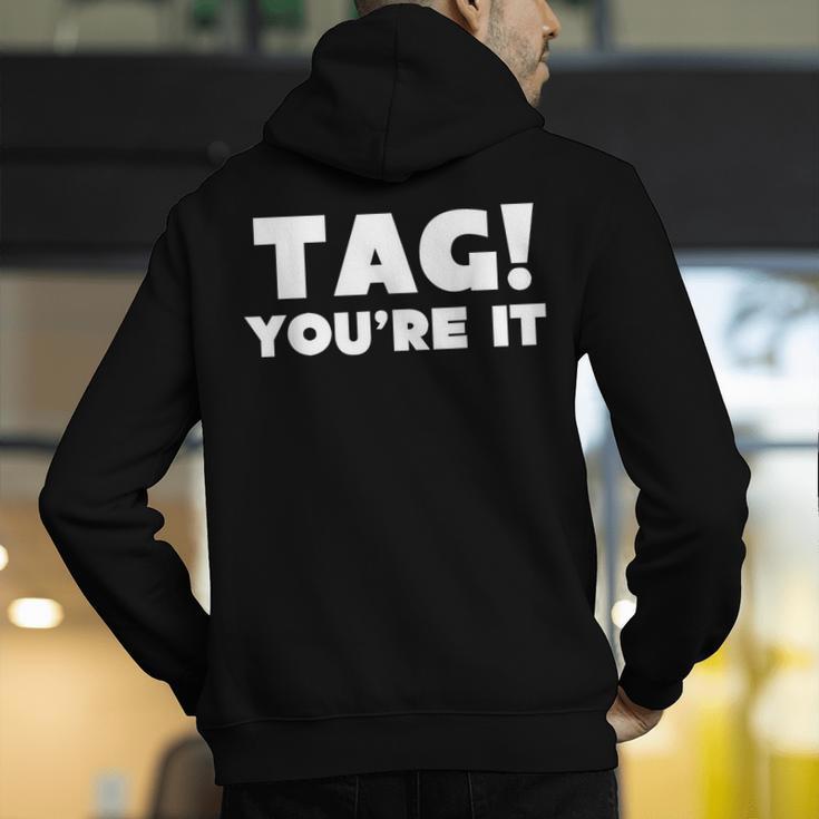 Fun Summer Tag You'Re It Teacher Vacation T-Shirt For Men Women Girls Kids Men's Hoodie Back Print, funny gift