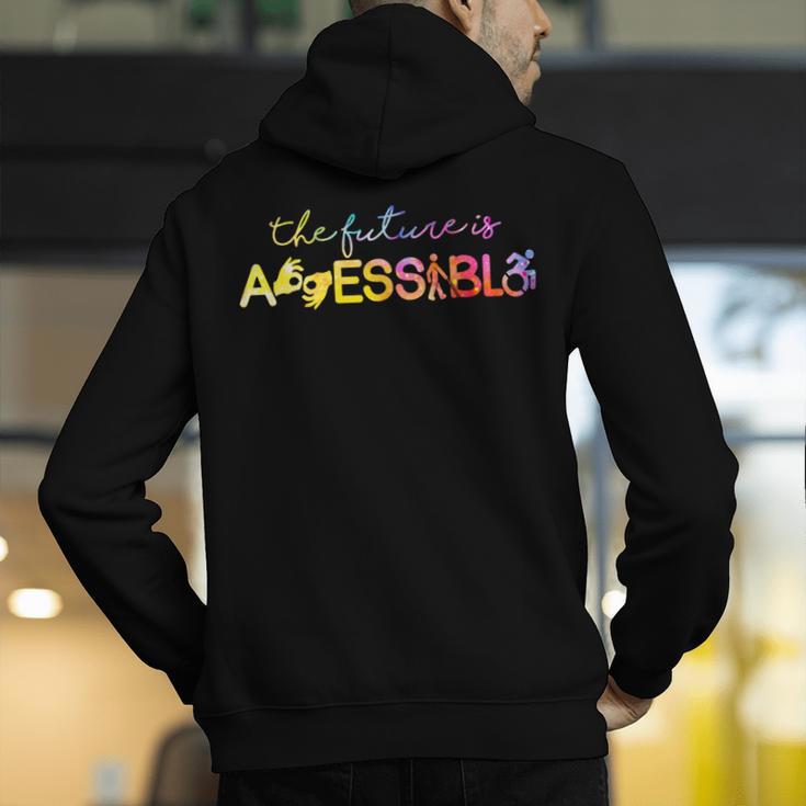The Future Is Accessible Special Education Teacher Men's Hoodie Back Print, Future Teacher Hoodies, funny gift The Future Is Accessible Special Education Teacher Men's Hoodie Back Print, Future Teacher Hoodies, funny gift
