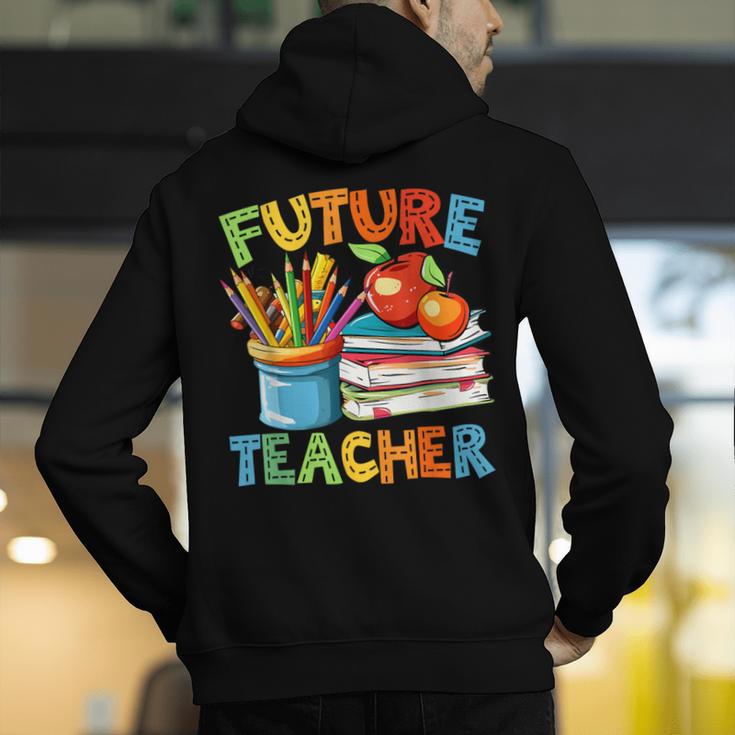 Future Teacher Costume For Kids Back To School Boy Girl Men's Hoodie Back Print, Future Teacher Hoodies, funny gift