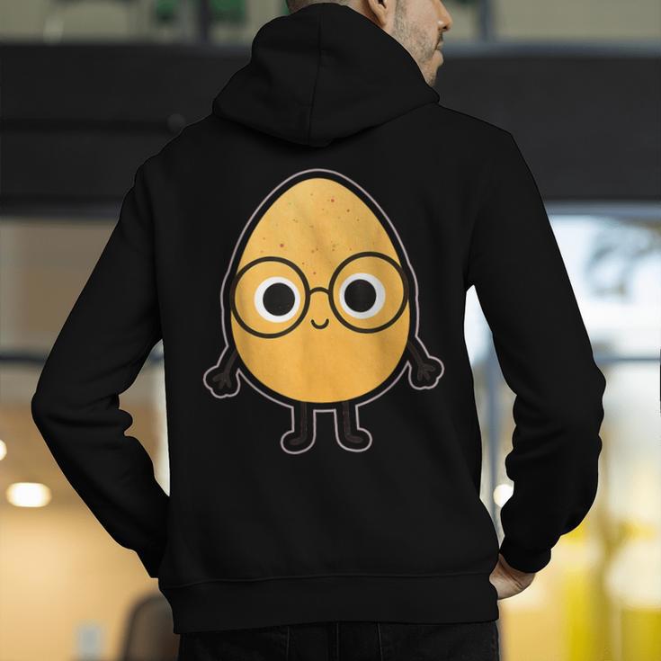 Good Egg Teacher Halloween Costume The Smart Cookie Men's Hoodie Back Print, funny gift