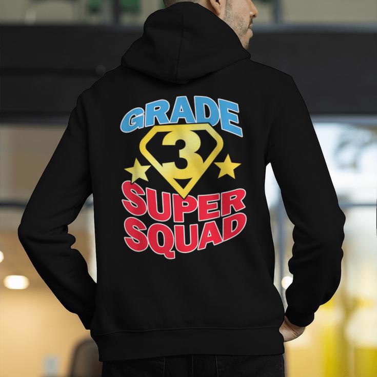Grade 3 Super Squad Superhero Teacher Team Men Women Girls Kids Men's Hoodie Back Print, Super Teacher Hoodies, funny gift Grade 3 Super Squad Superhero Teacher Team Men Women Girls Kids Men's Hoodie Back Print, Super Teacher Hoodies, funny gift