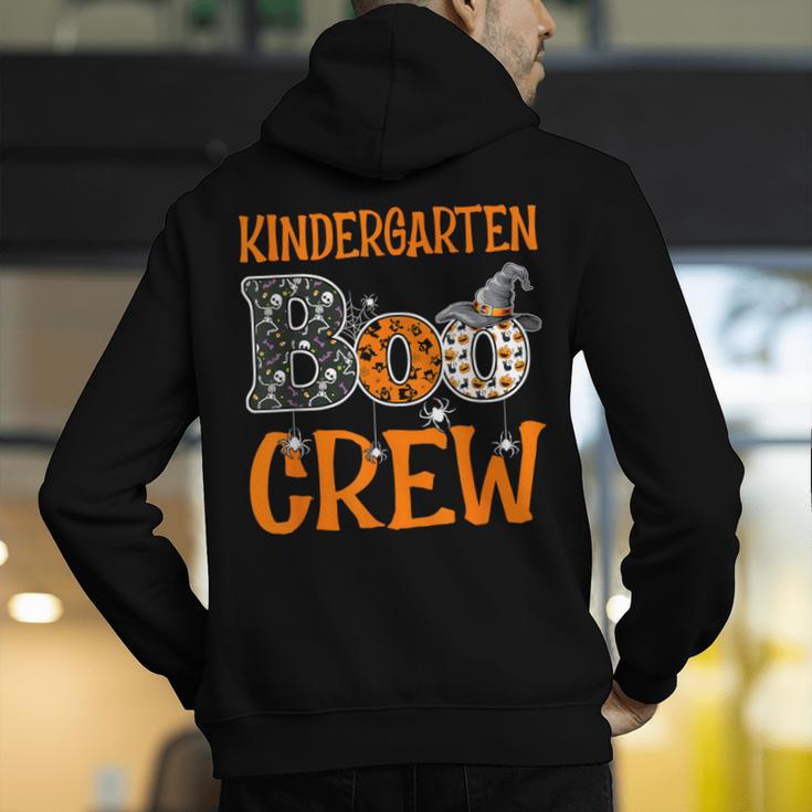 Halloween Kindergarten Boo Crew Kinder Teacher Student Men's Hoodie Back Print, funny gift Halloween Kindergarten Boo Crew Kinder Teacher Student Men's Hoodie Back Print, funny gift