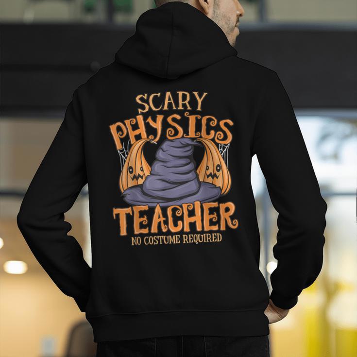 Halloween Scary Physics Teacher No Costume Required Women Men's Hoodie Back Print, funny gift Halloween Scary Physics Teacher No Costume Required Women Men's Hoodie Back Print, funny gift