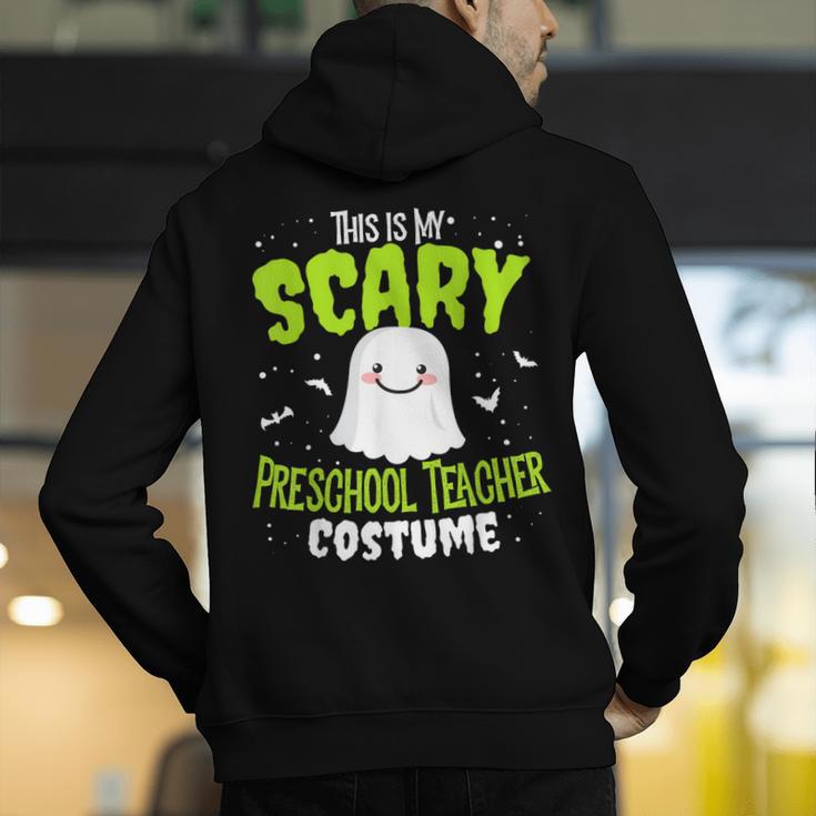 Halloween This Is My Scary Preschool Teacher Custome For Men Women Kids Men's Hoodie Back Print, funny gift Halloween This Is My Scary Preschool Teacher Custome For Men Women Kids Men's Hoodie Back Print, funny gift