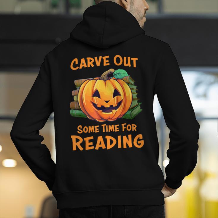 Halloween Teacher Librarian Pumpkin Reading Books Men Women Kids Men's Hoodie Back Print, funny gift Halloween Teacher Librarian Pumpkin Reading Books Men Women Kids Men's Hoodie Back Print, funny gift