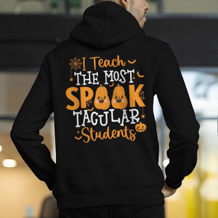 Halloween Teacher I Teach The Most Spooktacular Students Men Women Men's Hoodie Back Print, funny gift Halloween Teacher I Teach The Most Spooktacular Students Men Women Men's Hoodie Back Print, funny gift