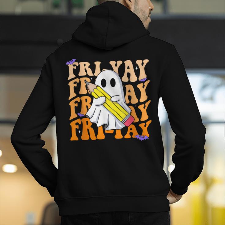 Happy Fri-Yay Friday Lovers Groovy Teacher Life Halloween Men's Hoodie Back Print, Groovy Teacher Hoodies, funny gift Happy Fri-Yay Friday Lovers Groovy Teacher Life Halloween Men's Hoodie Back Print, Groovy Teacher Hoodies, funny gift
