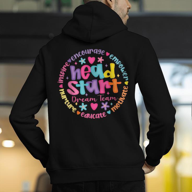Head Start Dream Team Squad Teacher Headstart Back To School Men's Hoodie Back Print, funny gift Head Start Dream Team Squad Teacher Headstart Back To School Men's Hoodie Back Print, funny gift