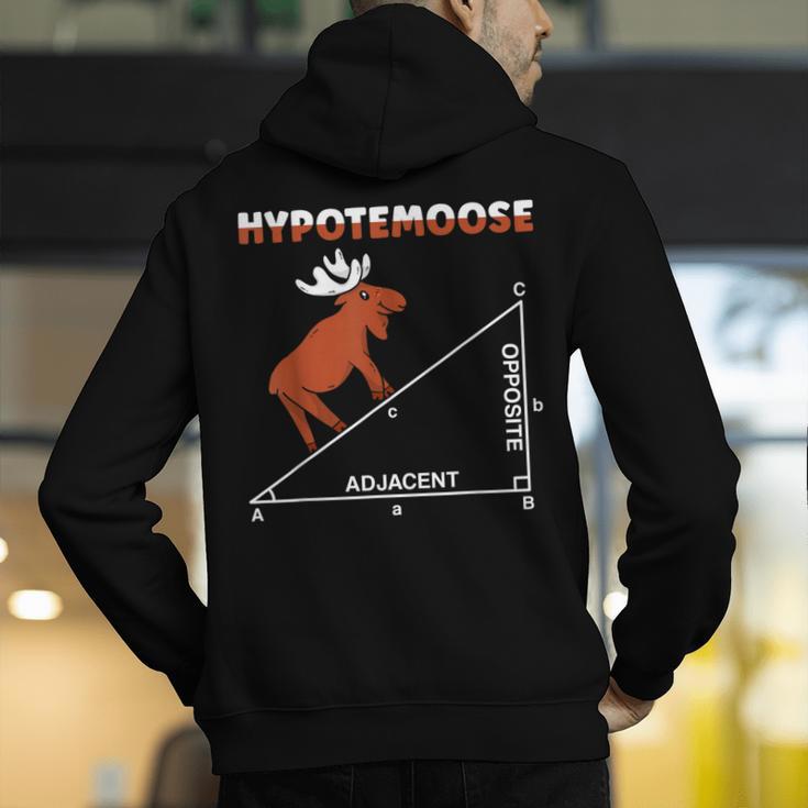 Hypotemoose Mathematics Teacher Mathematician Math Geek Men's Hoodie Back Print, funny gift